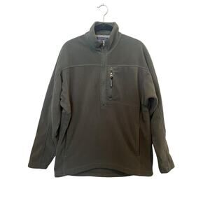 PATAGONIA MENS SYNCHILLA 1/2 ZIP FLEECE PULLOVER ARMY GREEN SIZE M STY# 25530